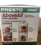 Presto Above All Deluxe Can Opener 05640 Automatic Under Cabinet. Fixed Price $48.99.