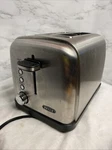 Bella 2 Slice Toaster With Auto Shut Off - Extra Wide Slots, Crumb Tray, Defrost. Fixed Price $25.00.