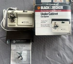 Black & Decker Ec59d Under Cabinet Can Opener New Open Box Tested Works. Fixed Price $74.99.