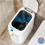 Funest Smart Bathroom Trash Can - 3.5 Gal Rechargeable Motion Sensor W/lid. Fixed Price $44.64.