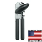 Oxo Good Grips Soft Handled Non-slip Can Opener, Black/silver - Stainless Steel. Fixed Price $21.29.