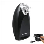 Hamilton Beach Heavyweight Countertop Electric Can Opener Black +knife Sharpener. Fixed Price $48.95.