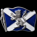 St. Andrew's Cross With Rampant Lion Celtic Belt Buckle Bottle Opener. Fixed Price $24.99.