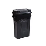 United Solutions Highboy Waste Container With Swing Lid, 23 Gallon, Space Sav.... Fixed Price $59.11.