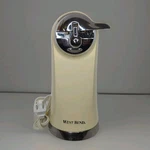 West Bend Electric Can Opener, Bottle Knife Sharpener. Beige. Fixed Price $14.00.