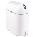 Bathroom Trash Can, 2.5 Gallon Motion Sensor Waterproof White. Fixed Price $80.99.