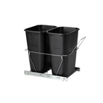 Rubbermaid Kitchen Cabinet Pull-out Trash Can Recycling 20gallon 2181033 - Black. Fixed Price $105.39.