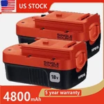 2pack Hpb18 Battery Replacement For Black Decker 18volt Cordless Power Hpb18-ope. Fixed Price $29.98.