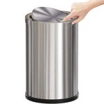 9l/2.4gallon Gold Bathroom Trash Can With Lid, Small Sliver Garbage. Fixed Price $90.72.
