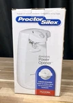 Proctor Silex Plug In Power Opener With Automatic Shutoff & Knife Sharpener. Fixed Price $26.00.