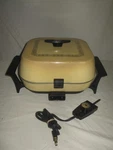 Vintage Sunbeam Harvest Gold Electric Skillet Frying Fry Pan Retro Kitchen 425a. Fixed Price $39.99.