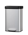 Garvee 13 Gal / 50 L Stainless Steel Trash Can With Lid, Large Garbage Fo.... Fixed Price $106.14.