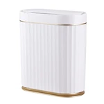 Elpheco Bathroom Trash Can With Lid Automatic Garbage Can, 2 Gallon Slim Smart L. Fixed Price $46.31.