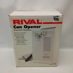 Vintage Rival Can Opener W/ Knife Sharpener Model 740 Automatic Made In Usa. Fixed Price $39.99.