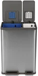 Simpli-magic 16 Gallon (38l X 22l) Dual Compartment Step Stainless Steel. Fixed Price $106.97.