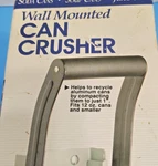 Can Crusher Easy Wall Mount Progressive Aluminum Eco-friendly Recycler. Fixed Price $25.99.