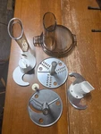 Sunbeam Le Chef Food Processor 14-11 Lid 4 Blades And Pusher Replacement Parts. Fixed Price $34.99.