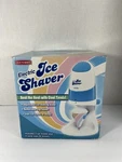Back To Basics Electric Ice Shaver With Adjustable Shaving Blade Nib. Fixed Price $24.99.