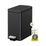 Eko Small Bathroom Trash Can With Lid Soft Close Step Pedal 6l Stainless Steel G. Fixed Price $47.16.
