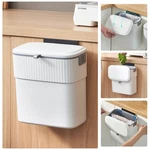 Elpheco Hanging Trash Can With Lid 2.5 Gallon Kitchen Compost Bin For Under S.... Fixed Price $35.19.