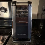 Hamilton Beach 76606za Electric Can Opener Black Silver Plastic Metal Used. Fixed Price $43.00.
