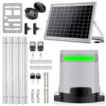Bl Tezeit 1400lbs Automatic Sliding Gate Opener Wifi /solar Power/battery Backup. Fixed Price $297.49.