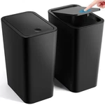 Itcprl Bathroom Trash Can With Lid, 2 Pack 4 Gallons/15 Liters Garbage Wi.... Fixed Price $45.57.