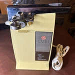 Vintage General Electric Can Opener Knife Sharpener Yellow Ge Working Clean Vgc. Fixed Price $64.73.