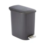 Amazon Basics Compact Plastic Bathroom Trash Can With 6l / 1.6 Gallon, Black. Fixed Price $31.65.