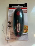 Farberware Hands-free Battery-operated Black Can Opener Comfort Grip New Sealed. Fixed Price $30.00.