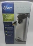 New In Box Oster 3147 Tall Can Opener W/ Knife Sharpener. Fixed Price $18.87.