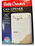 New Betty Crocker Can Opener Iob Model Bc-1112. Fixed Price $19.00.