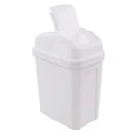 Fiazony 2 Gallon Plastic Samll Swing Top Trash 9.45" X 6.3" 13.19", White. Fixed Price $28.74.