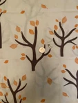 Lotta Jansdotter Bella Fabric Piece Over 1/3 Yrd (37 ) X 43.5 White Birds Trees. Fixed Price $10.99.