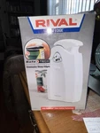 Rival The Edge Electric Can Opener Safetech Model Cn796 White New. Fixed Price $17.50.