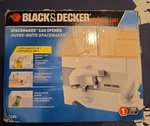 Black & Decker Spacemaker Under Cabinet Can Opener C085 White **new**. Fixed Price $65.00.