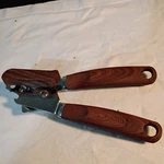 Imusa Chef Wl Stainless Steel Can Opener With Wood Look Handles. Fixed Price $12.99.