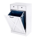 Zvyteay 13 Gallon Wooden Trash Cabinet Tilt Out. Fixed Price $179.99.