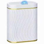 Bathroom Small Trash Can With Automatic Touchless Lid, 2.6 Gallon Smart Garbage. Fixed Price $36.35.