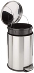 Amazon Basics Round Cylindrical Trash Can With Soft-close Foot Pedal. Fixed Price $161.49.