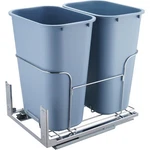 Vevor Pull-out Trash Can, Adjustable Fits Cans Up To 9" X 19.5", Bin Not Include. Fixed Price $62.98.
