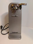Cuisinart Cco-50 Deluxe Electric Can Opener Silver Tested Works Great. Fixed Price $12.99.