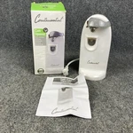 Continental White Electric Extra Tall Can Bottle Opener Cord Storage Sharpener. Fixed Price $24.95.