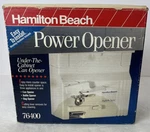 Hamilton Beach 76400 Power Opener Under Cabinet Can Bottle Bag Open Box. Fixed Price $49.95.