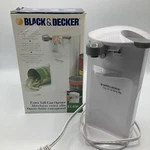 Black & Decker Can Opener Extra Tall Knife Sharpener Ec450. Fixed Price $29.99.