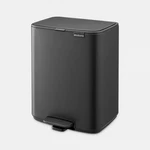 Brabantia Bo Step On Trash Can 3.2 Gallon 12l Gray Steel Soft Close Bin. Fixed Price $81.25.