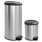 Happimess Hpm1001a Oscar Round 8-gallon Step-open Trash Can With Free Mini Tr.... Fixed Price $85.53.