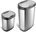 Cb-dzt-50-13/12-13 Automatic Touchless Infrared Motion Sensor Trash Can Combo Se. Fixed Price $99.34.