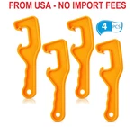 Mudder 4 Pieces Plastic Bucket Lid Opener 5 Gallon Paint Can Wrenc. Fixed Price $13.48.