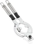 Leifheit Extra Wide Stainless Steel Lid And Jar Opener Anti-slip Grip With .... Fixed Price $33.80.